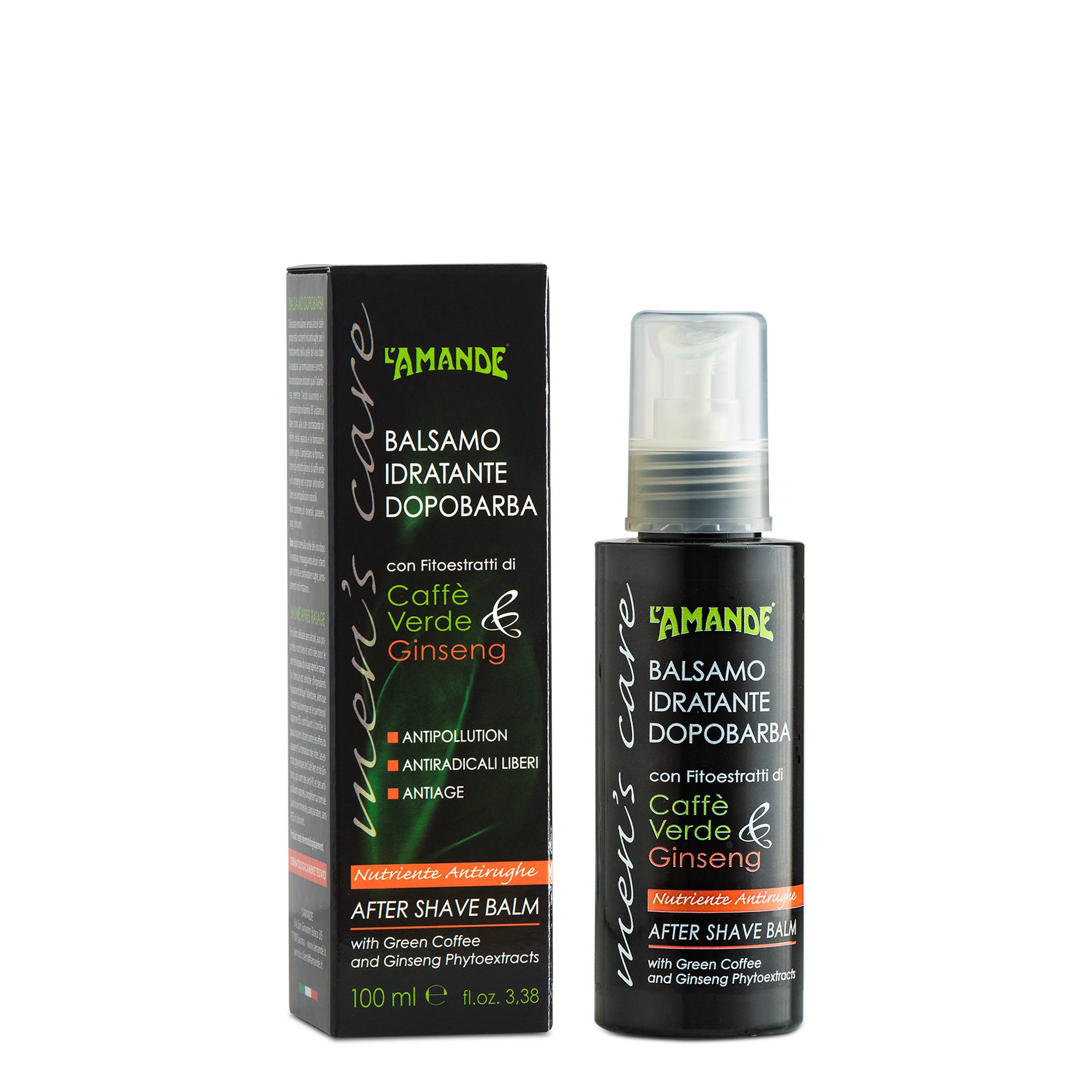 L'Amande Man's Care Balsamo Dopobarba Rinfrescante Antirughe Senza Alcool 100 ml