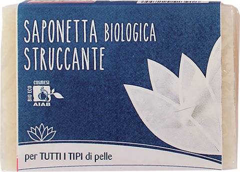 Fior di Loto Saponetta biologica Struccante Al Latte 100 g