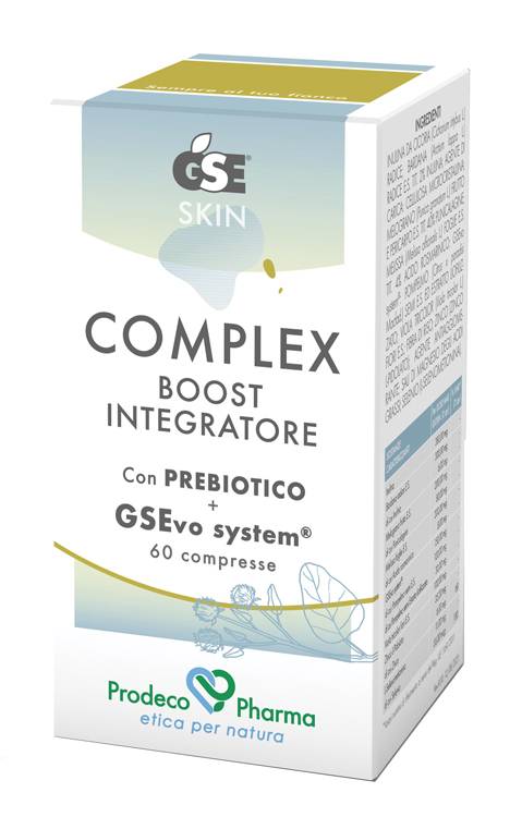 Gse Skin Complex Boost Integratore Pelle Antiossidante 60 Compresse