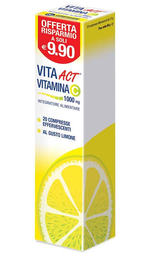 Linea Act Vitamina C Act 1000 20 Compresse Effervescenti