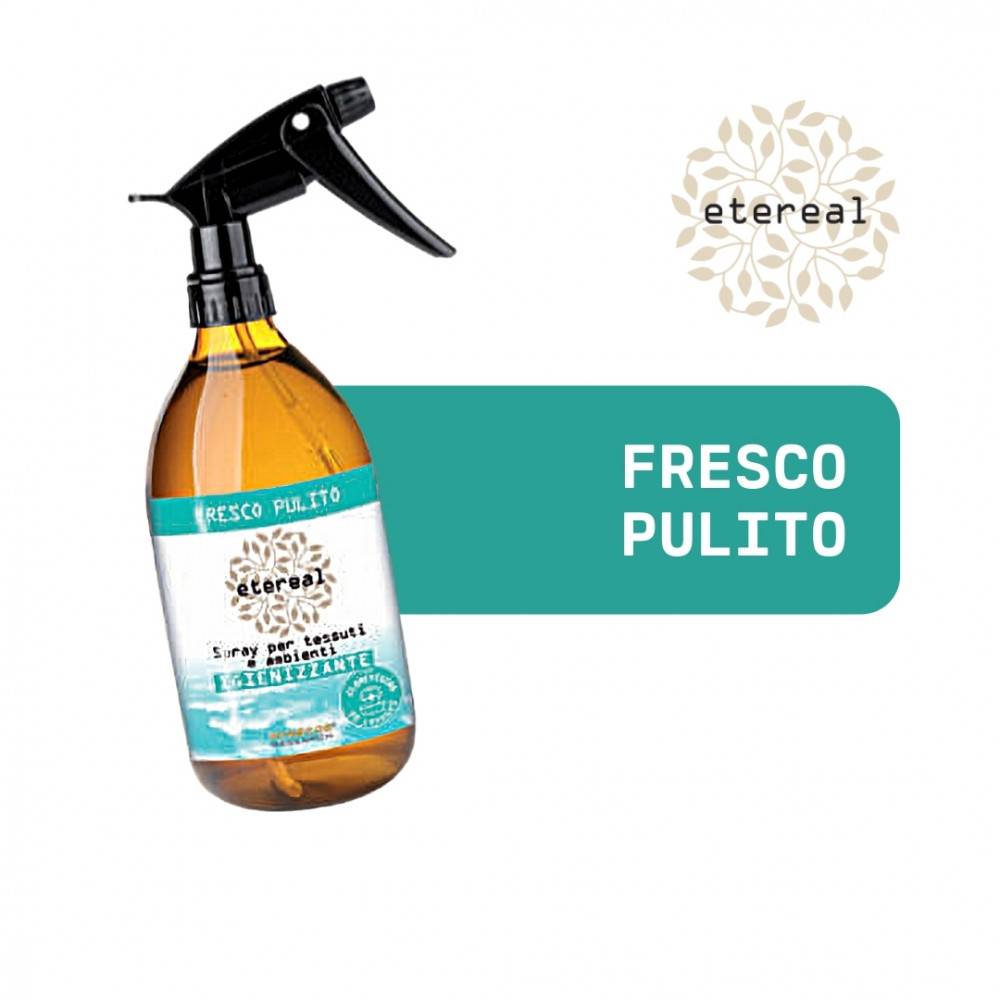 Etereal Spray Per Tessuti E Ambienti Igienizzante Fresco Pulito 250 Ml