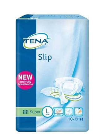 Tena Slip Super L Pannolone per incontinenza a mutandina 10 Pezzi