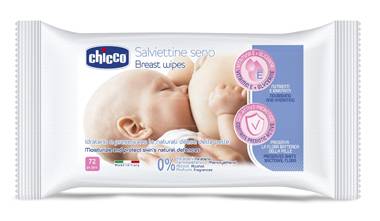 Chicco Salviette Detergenti per il seno 72 Pezzi
