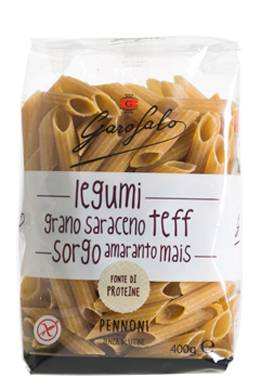 Garofalo Pennoni Pasta senza glutine legumi e cereali 400 g