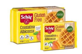 Schar Crostatina Albicocca Dolce di pasta frolla senza glutine 4 X 38 g