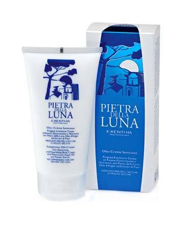Exenthia Mediterranea Sontuose pietra di luna Olio Crema nutriente per il corpo 150 ml