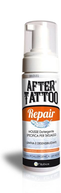 Aftertattoo Repair Mousse detergente per pelle sottoposta a tatuaggi 100 ml