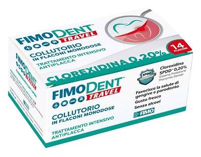 Fimodent Travel Collutorio Clorexidina 0,20% 14 Flaconcini Monodose 10 ml