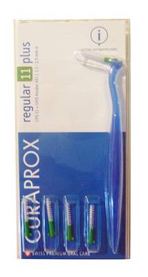 Curaprox Regular 11 Plus Spazzolino Con 5 Scovolini + Supporto