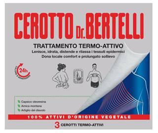Bertelli Termo - attivo Cerotto 3 Pezzi