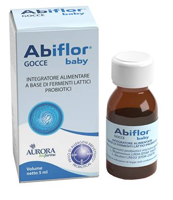 Abiflor Gocce Baby Fermenti Lattici 5 Ml