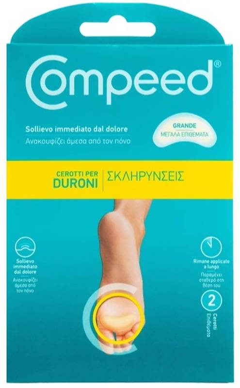 Compeed Cerotti Per Duroni Grande 2 Pezzi