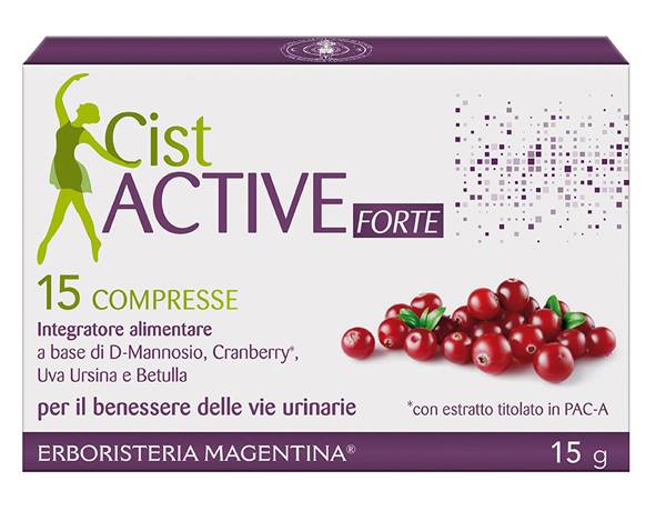 Cist Active Forte per il benessere delle vie urinarie 15 Compresse