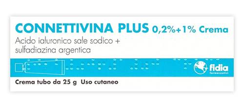 Connettivina Plus Crema per la cura delle ferite e della pelle lesionata 25 g