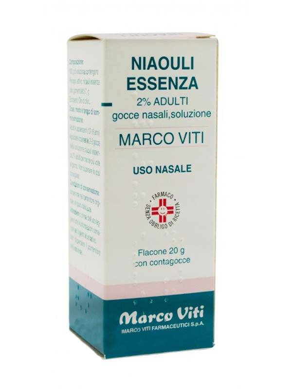 Marco Viti Niaouli Essenza Gocce Nasali 20 g