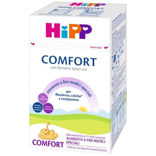 Hipp Latte Comfort Flatulenza Coliche Costipazione 600g