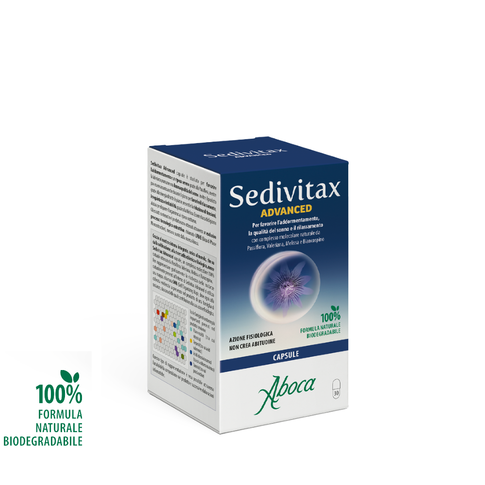 Aboca Sedivitax Advanced Integratore per il Sonno 30 Capsule