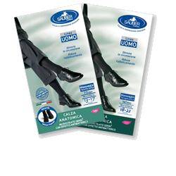 Sauber Calza a Compressione Uomo Q - Skin 140 Denari Colore Blu Taglia M