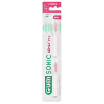 Gum Sonic Sensitive Testine di Ricambio 2 pezzi