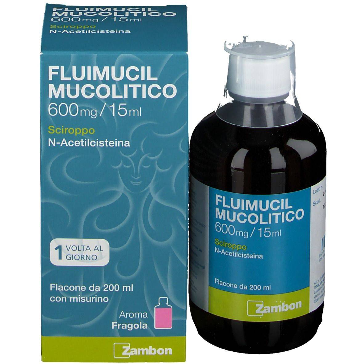 Fluimucil Mucolitico Sciroppo 200 ml 600mg/15 ml