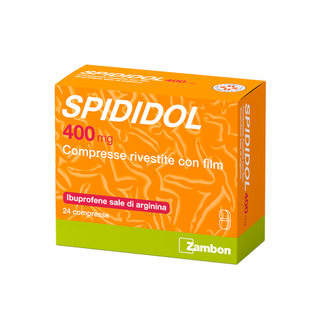 Spididol 400 mg Analgesico e Antinfiammatorio 24 compresse