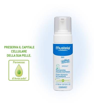 Mustela Mousse Shampoo per Combattere la Crosta Lattea del Neonato 150 ml