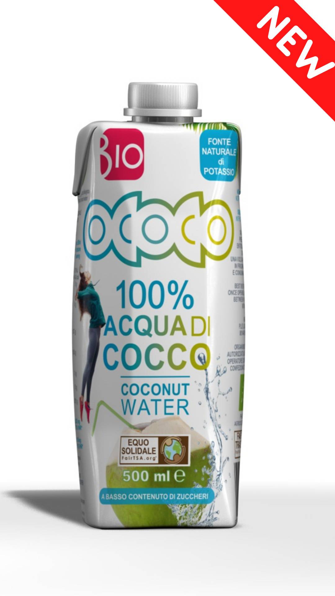 Ococo 100% Acqua di cocco biologica 500 ml