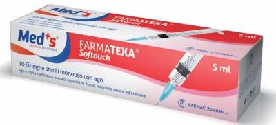 Meds Farmatexa Siringa Softouch 10 Ml Ago 2 Gauge 21 Cono Centrato
