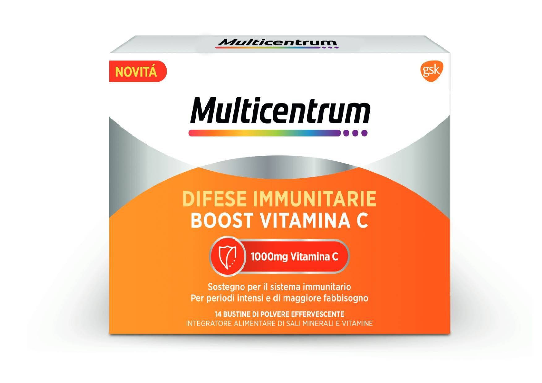 Multicentrum Difese Immunitarie BOOST VITAMINA C 14 bustine