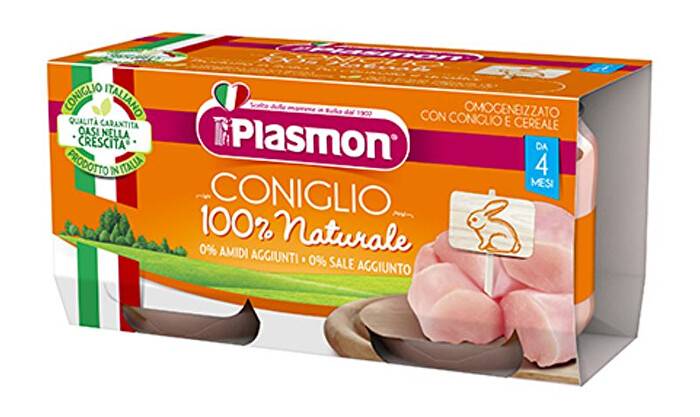 Plasmon Omogeneizzato al Coniglio 2x80 grammi