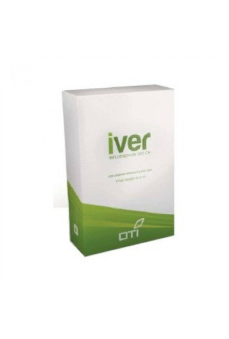 Oti Iver 200Ch Contro l'Influenza 3 Fiale Idroalcoliche 2ml