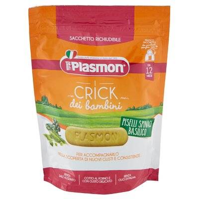 Plasmon i Crick dei Bambini Piselli Spinaci Basilico 100 g