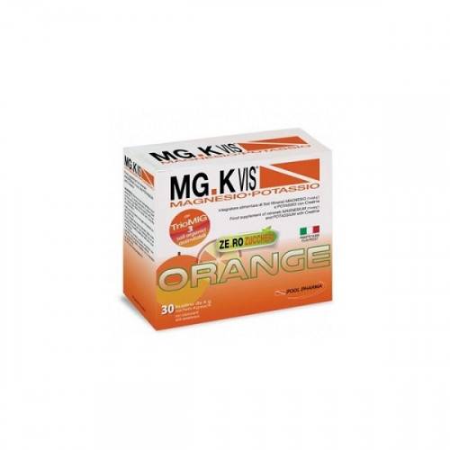 MGK Vis Orange Zero Zuccheri Integratore Magnesio Potassio 15 bustine