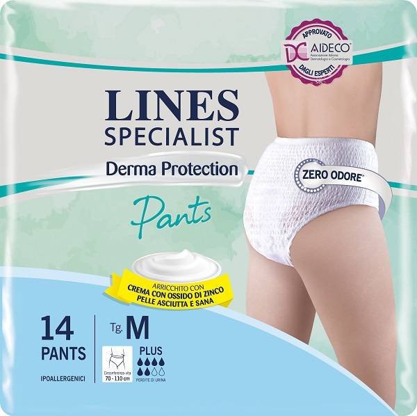 Lines Specialist Derma Plus Pants Pannoloni M 14 pezzi