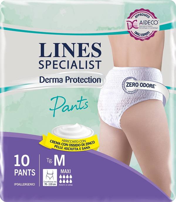 Lines Specialist Derma Pants Maxi M Pannoloni 10 pezzi