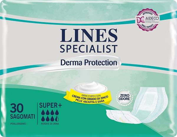 Lines Specialist Derma Pannoloni Sagomati Super Plus 30 pezzi