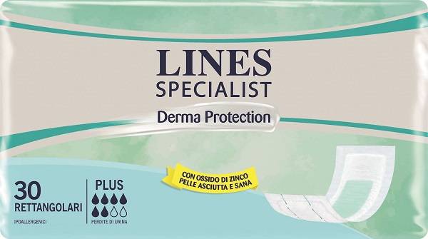 Lines Specialist Derma Rettangolare Pannoloni L 30 pezzi