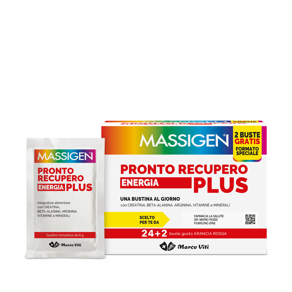 Massigen Pronto Recupero Energia Plus 24 + 2 bustine