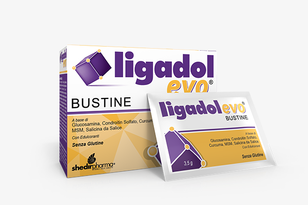 Shedir Pharma Ligadol Evo Integratore Articolazioni e Legamenti 20 Bustine 3,5 G