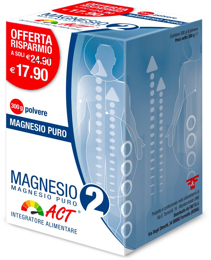 Magnesio 2 Act Mg Puro 300 G