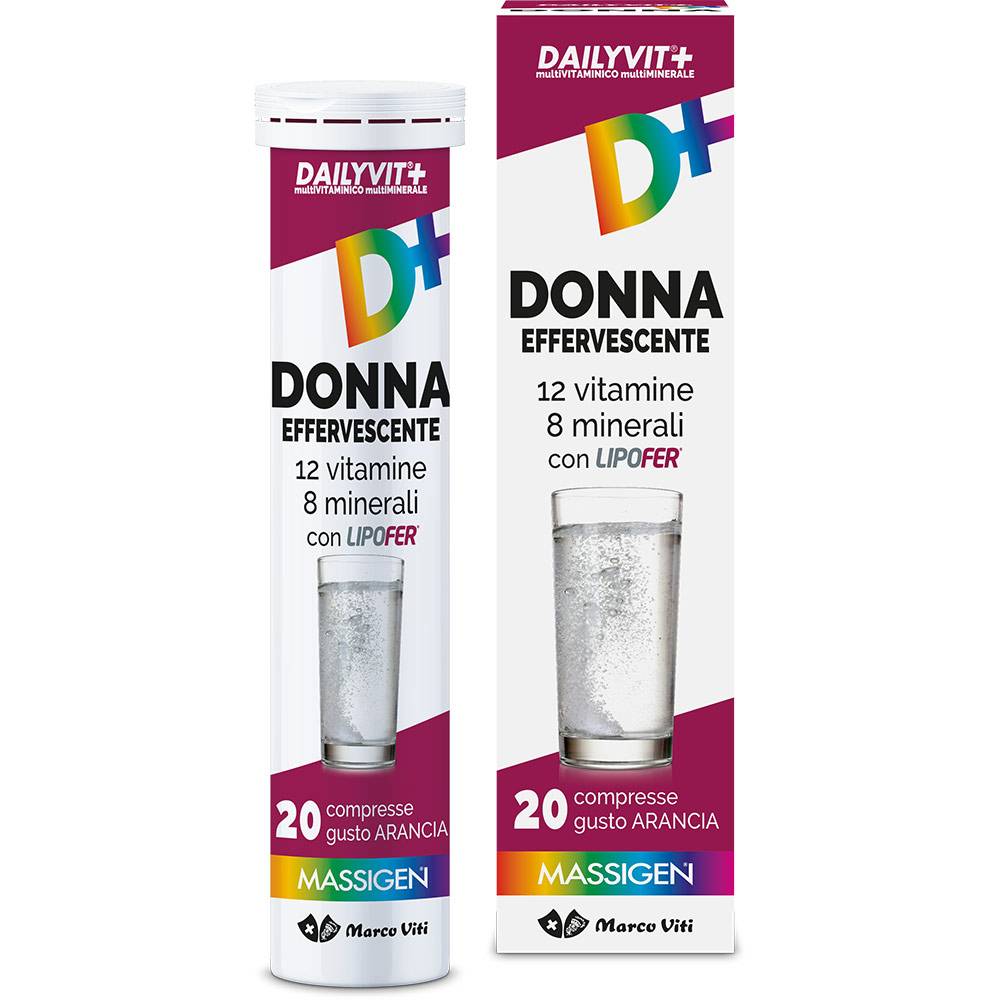 Massigen Dailyvit+ Donna Effervescente Multivitaminico 20 Compresse
