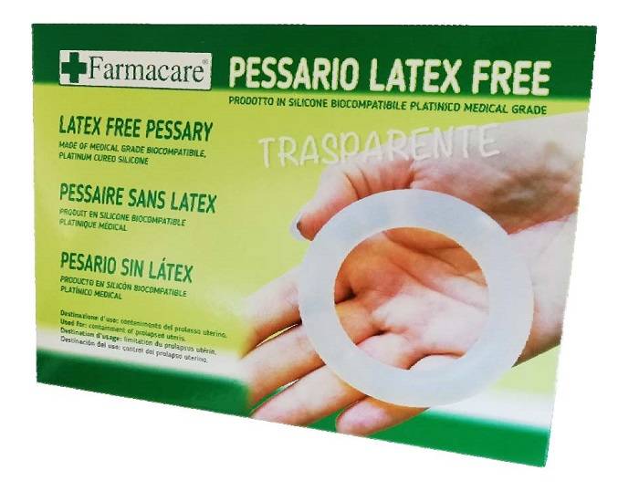 Farmacare Pessario Latex Free Diametro per il contenimento del prolasso uterino 100mm
