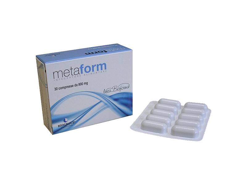 Biogroup Metaform Integratore per il Controllo del Peso 30 compresse