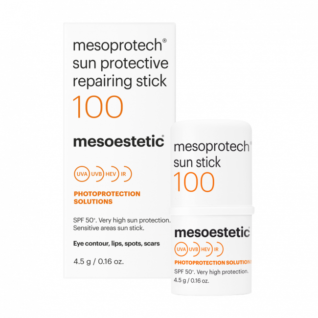 Mesoestetic Mesoprotech Stick 100 Riparatore Protettivo Solare SPF 50+