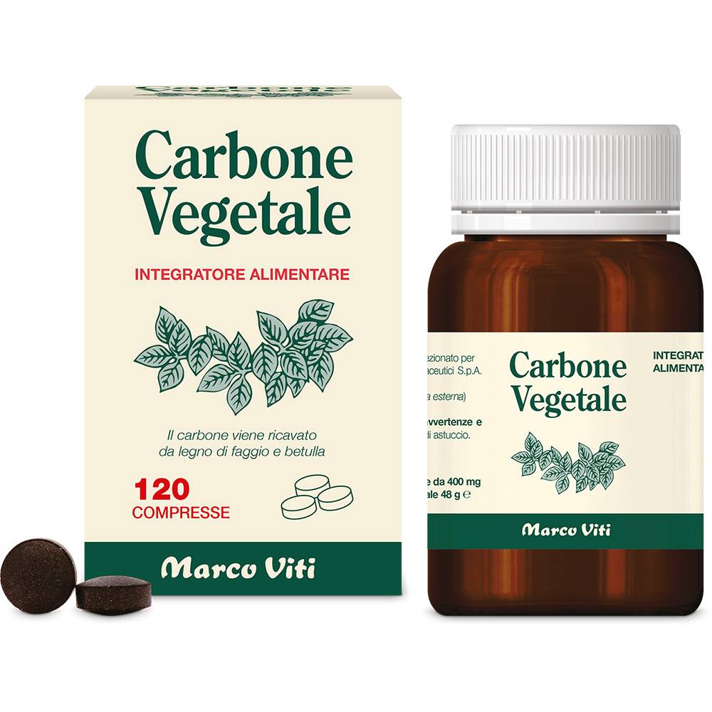 Marco Viti Carbone Vegetale 120 Compresse