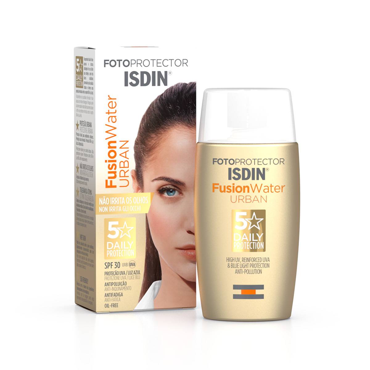 Isdin Fotoprotector Viso Fusion Water Urban SPF30 Fotoprotettore per il viso 50 ml
