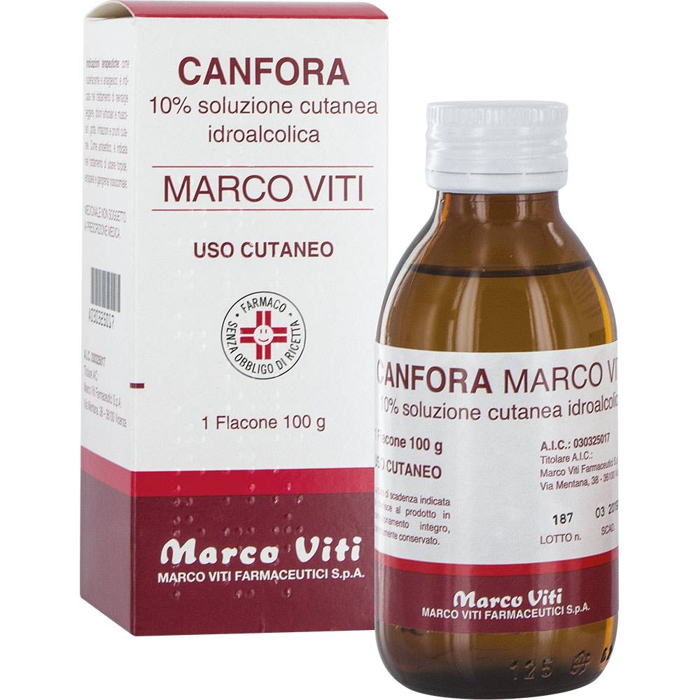 Marco Viti Canfora 10% Sol. Cut. Idroalcolica 100 g