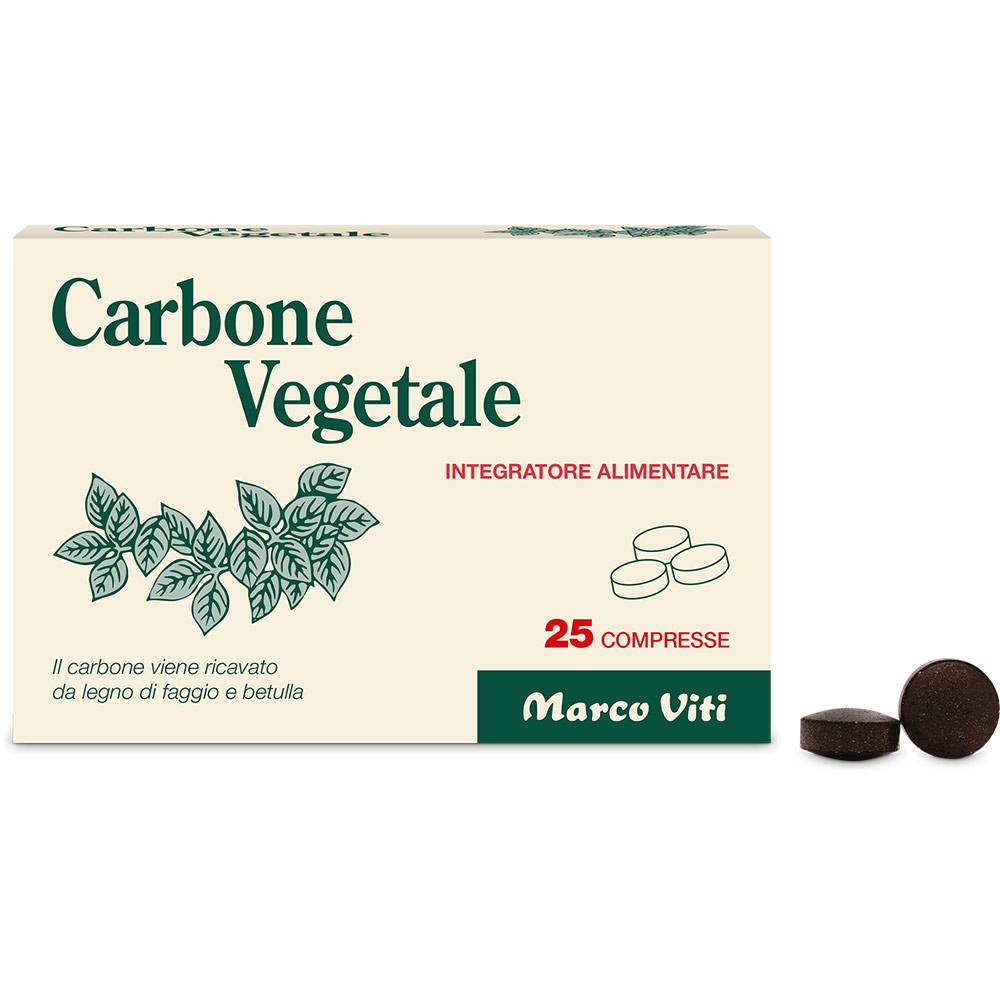 Marco Viti Carbone Vegetale Blister 25 compresse