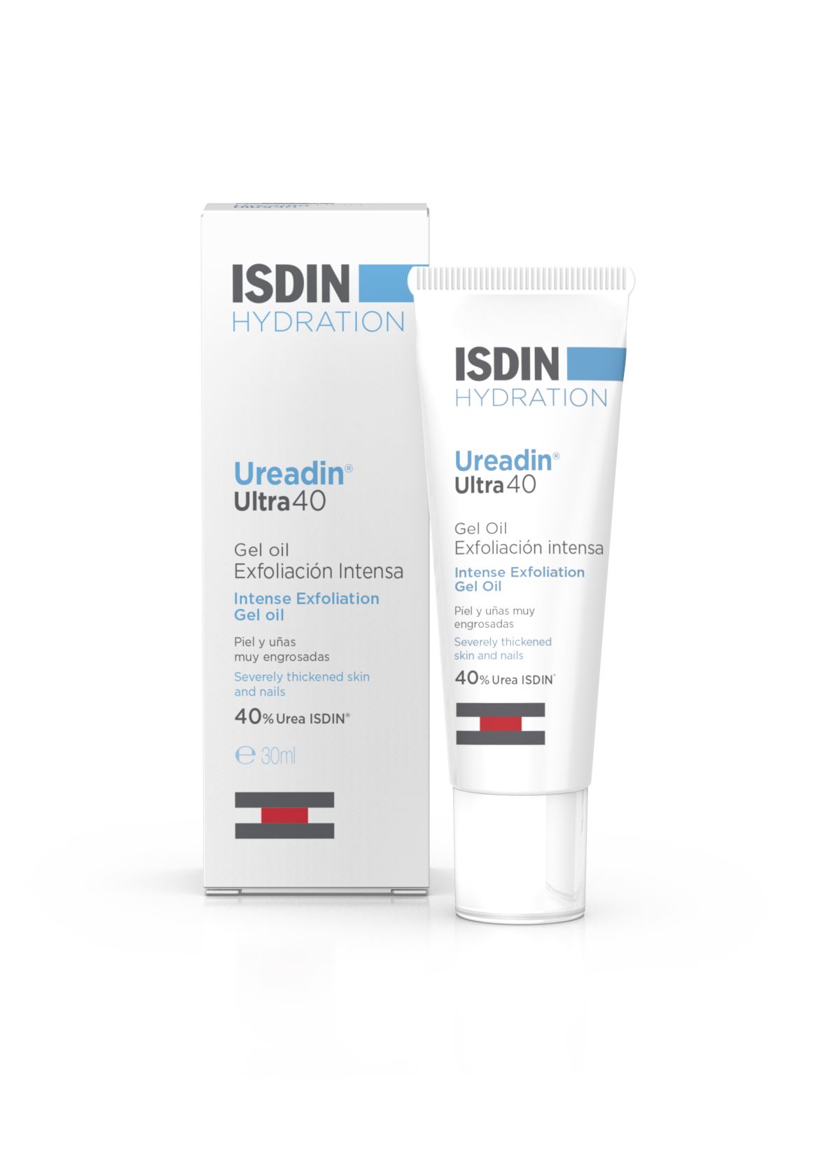 Isdin Ureadin Ultra 40 Gel Oil Idratante Zone Callose per Pelle Secca 30 ml