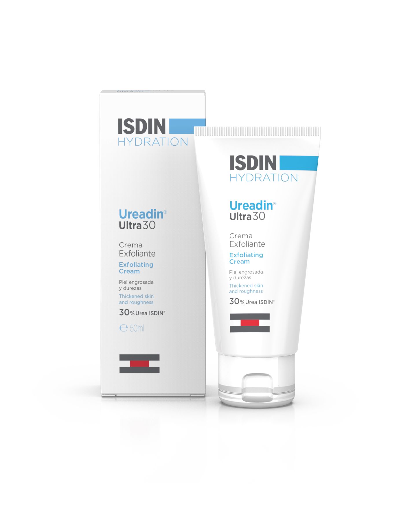 Isdin Ureadin Rx 30 Crema Idratante Zone Callose per Pelle Secca 50 ml